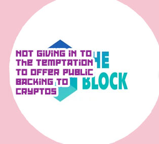 Presses crypto to block profits